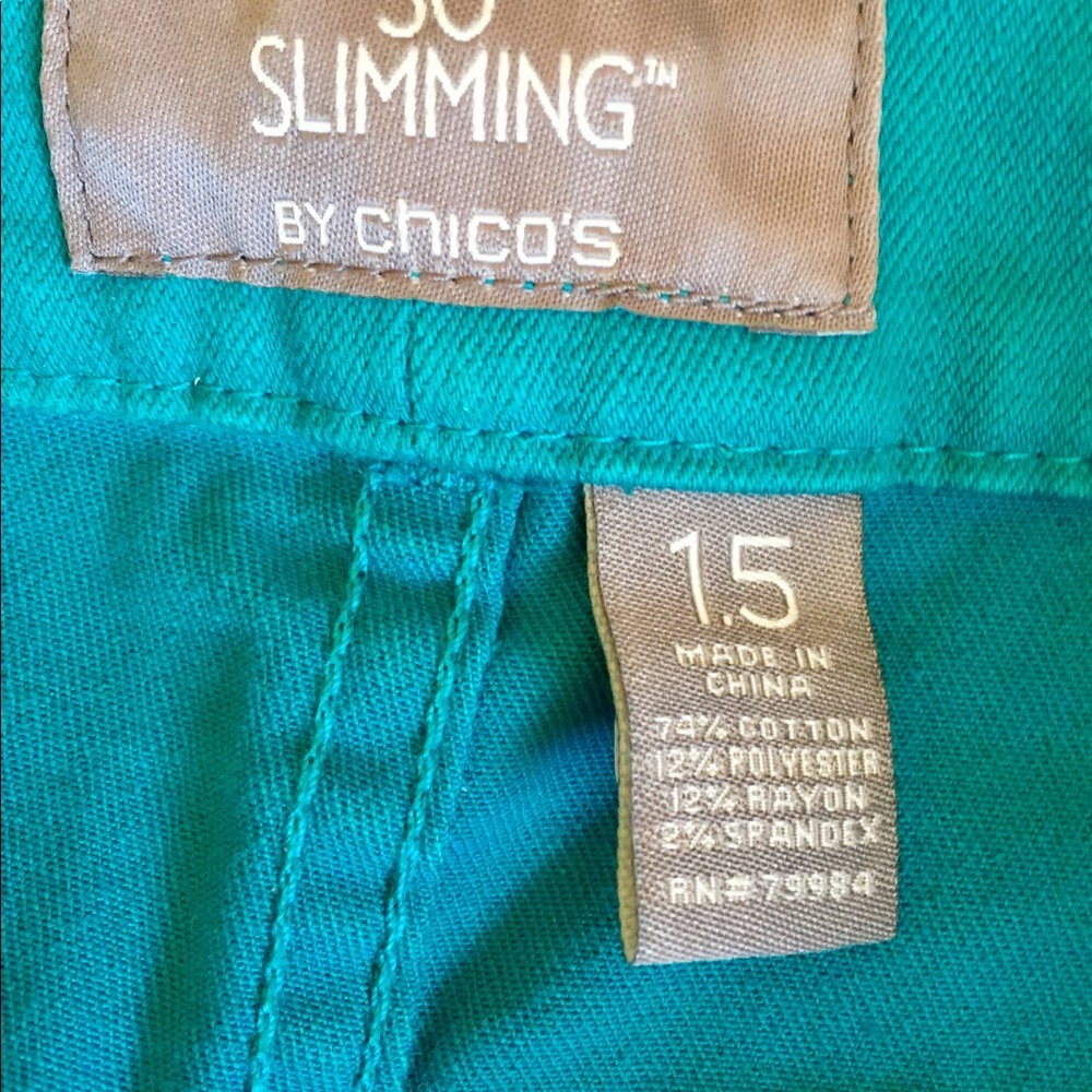 So Slimming Teal Jeans